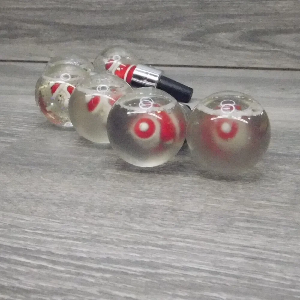 Christmas Santa Snow Globe Wine Bottle Topper Cork Savers Lighted Holiday Party